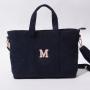 Beach Tote Bag 2022 New Design Shopping Bag Foldable Corduroy Tote Bag Custom With Letter Patches