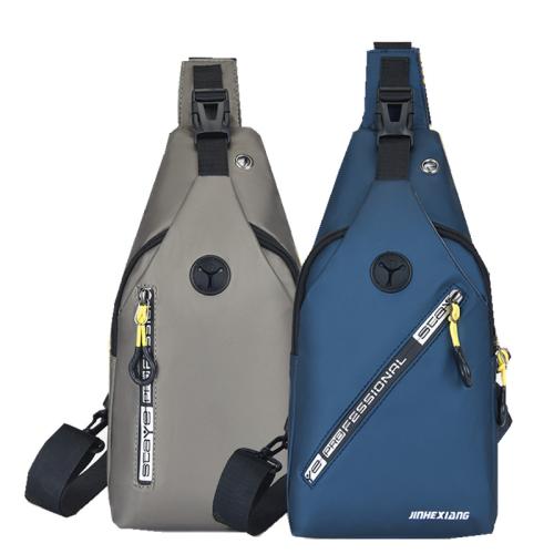 High Quality Waterproof Wear Resistant Oxford Travel Chest Bags Fashion Casual Multi-Function Cross Body Chest Shoulder Bag