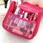 Gelory Manufacturer Fashion Solid Color Ladies Portable Travel Beauty Cosmetic Storage Bag