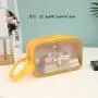 2024 custom logo Printing Carton Clear Pvc Wash Bag Toiletry Waterproof Plastic Travel Makeup Bag