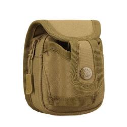 Unisex Fashion Slingshot Bag MOLLE Sub Style with Steel Ball Outdoor Waist Camo Slingshot Cover with Zipper Closure