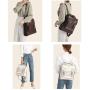 Retro style Designer Genuine Leather backpack for girls women waterproof school Bag Fashion top quality Cowhide leather Backpack