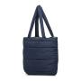 CHANGRONG Custom large Cotton Padded Quilted puffer tote bag for women