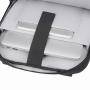 Waterproof 1680 Nylon Leather Backshoulder Computer Bag Expandable Reflective Strip Laptop Backpack with Custom LOGO