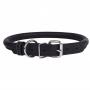 Dogs leather roller dog collar breathable waterproof genuine leather dog collar