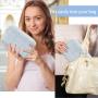 Soft Plush Cosmetic Bag Fluffy Fuzzy Makeup Pouch Zipper Cute Spacious Pillow-shaped Travel Toiletry Bag