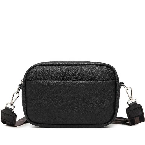 Trend Women's Bag 2024 New Cross-border Foreign Trade Solid Color PU Crossbody Bag Female Small Bag