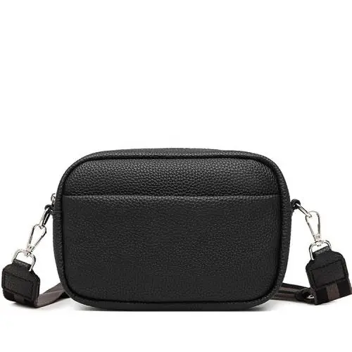 Trend Women's Bag 2024 New Cross-border Foreign Trade Solid Color PU Crossbody Bag Female Small Bag