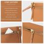 Custom New Luxury Designer Genuine Cowhide Leather Small Zipper Shoulder Bag Crossbody Cell Phone Purse Bags For Women Ladies