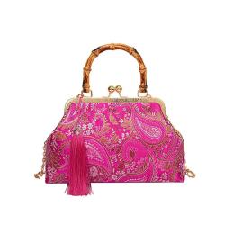 Handheld embroidered high-end classic evening bag