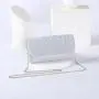 Solid color ladies elegant Crossbody bag Dinner Bag Hand  Chain Wedding Party Crystal Evening Clutch Bag
