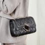 Lock Chain Diamond Shoulder Messenger Bags Elegant Female Small Square Bag Leather Women Handbags Ladies