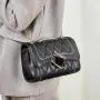 Lock Chain Diamond Shoulder Messenger Bags Elegant Female Small Square Bag Leather Women Handbags Ladies