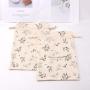 Hot Sale Full Hot Stamping 8 OZ Canvas Dust Bag For Handbag Drawstring Natural Organic Cotton Shopping Shoes Pouch