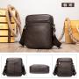 PU Leather Fashion Bags Men Luxury Hand Bags Leather Handbags For Outdoor Sport Travel Hiking Camping