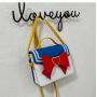 High Quality Fashion Stylish Kawaii Bow Funny Sling bag Ladies Bags Leather Handbags Women with Custom Logo