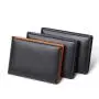 KBW223 New European and American Men's Fashion Leather Wallet Anti-RFID Theft Short Hand Push Card Space Money Clip