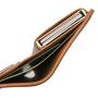 2024 Custom Vintage PU Leather Metal RFID Card Holder For Unisex ID Credit Wallet