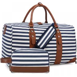 2022 LOVEVOOK factory wholesale canvas large men travel bags with With Shoe Compartment and Toiletry weekender  duffle bags