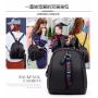 kbw663 New Women Bag Backpack Girl Retro Pleasure Oxfod Stripe Schoolbag Female Versatile Drawstring High Quality Travel Bag