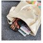 Custom Canvas Women's Bag Embroidery Zipper 0ne-shoulder Doll Bag Tote Bag Niche Design Logo PVC Transparent Window