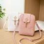Fashion Tassel Women's Messenger Bag 2024 Solid Pu Leather Single Shoulder Crossbody Bag Zipper Small Purse Phone Bags for Women