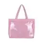 new fashion trend custom design ita bag canvas clear window bag accept sample handbag for ladies
