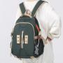 ZR827 New Schoolbag Backpack Fashion High Capacity Unisex Computer Laptop Bag Nylon High School Students Letter Backpack Trend