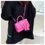 Magnetic Button Custom Designer Handbag Pure Color Shoulder Crossbody Bag Pu Bags Women Handbags Shoulder CY74375