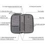 functional travel passport holder passport ticket organizer wallet zipper travel wallet