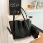 Custom Tote Bag storage bag Large capacity  single shoulder decorative zipper niche design plus logo