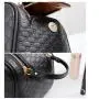 Luxury Custom Women and Men Weaved Leather Dopp Kit Make Up Bag