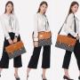 2024 Wholesale custom fashion lightweight waterproof trendy crossbody shoulder business messenger bag laptop briefcase unisex