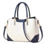 ZR712 Woman Bag Handbag Retro Lattice PU Fashion Female Zipper Portable Big Shoulder Bag Girl Versatile Tote Bag Shopping Party