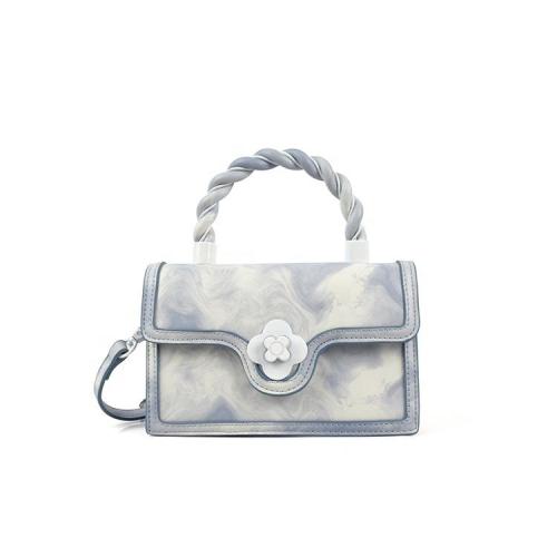 Women 2022 Ins Designer Metal Handle Mini Hand Bags Leather Purses and Handbags Ladies Shoulder Crossbody Bags