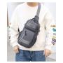 ZF136 Men Crossbody Bag Business Trend Cycling Hiking Travel Bag Fashion Shoulder Bag Oxford Cloth Waterproof Wear-resistant