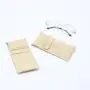 Customized Microfiber Envelope Jewelry Necklace Pouch Luxury Suede Microfiber Glasses Packaging Envelope Jewelry Bag