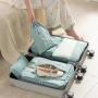 OEM Washable Travel Organizer Bag Clothes Tidy Organizer Wardrobe Suitcase Pouch Case Shoes Packing Cube Travel Storage Bag Set