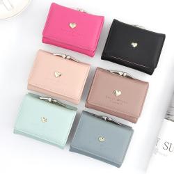 sac tendance 2024  wallet short cartoon cute coin purse three fold coin purse girl small wallet for women carteras para mujer