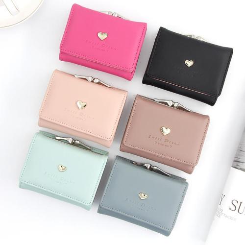 sac tendance 2024  wallet short cartoon cute coin purse three fold coin purse girl small wallet for women carteras para mujer