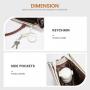 LOVEVOOK Fashion 15.6in Leather Laptop Bag for Work Tote Waterproof high quality Travel Computer bag Purse and Handbag for women