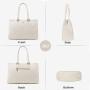 LOVEVOOK fashion trending designer women pu leather Tote Bag Large Tote Handbag Vintage Briefcase Women