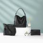 custom LOVEVOOK wholesale  3 pieces handbag set ladies hobo bags large shoulder bag low MOQ custom women hand bags