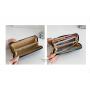 HR512 Women's PU Leather Purse New Wallet Long Fashion Handbag Embossed Geometric Pattern Zipper Wallet Clip Coin Holders