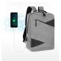 KBW600 Nylon Laptop Bag Business Commuting Business Trip Backpack USB Casual Men Travel Three Sets of Shoulder Bag