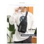 ZR666 Unisex Chest Bag Waterproof Shoulder Bag Sports Travel Crossbody Leisure Safety Reflective Strip Business High Quality Bag