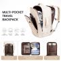 LOVEVOOK large capacity carry on women leisure travel bag custom weekender quilted duffel laptop backpack bag for women men