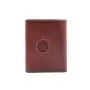 Customized Small Wallet with Pocket OEM Portable Genuine Leather Card Holder Wallet