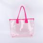 DIY Beach Tote Transparent Clear Tote Bag Waterproof Clear Shopping Bag Large Capacity PVC Tote Clear Tote Ladies the Tote Bag