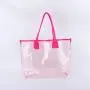 DIY Beach Tote Transparent Clear Tote Bag Waterproof Clear Shopping Bag Large Capacity PVC Tote Clear Tote Ladies the Tote Bag